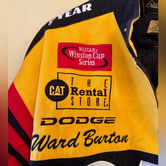 Vintage Ward Burton Bill Davis Racing NASCAR Jacket - Picture 5 of 8